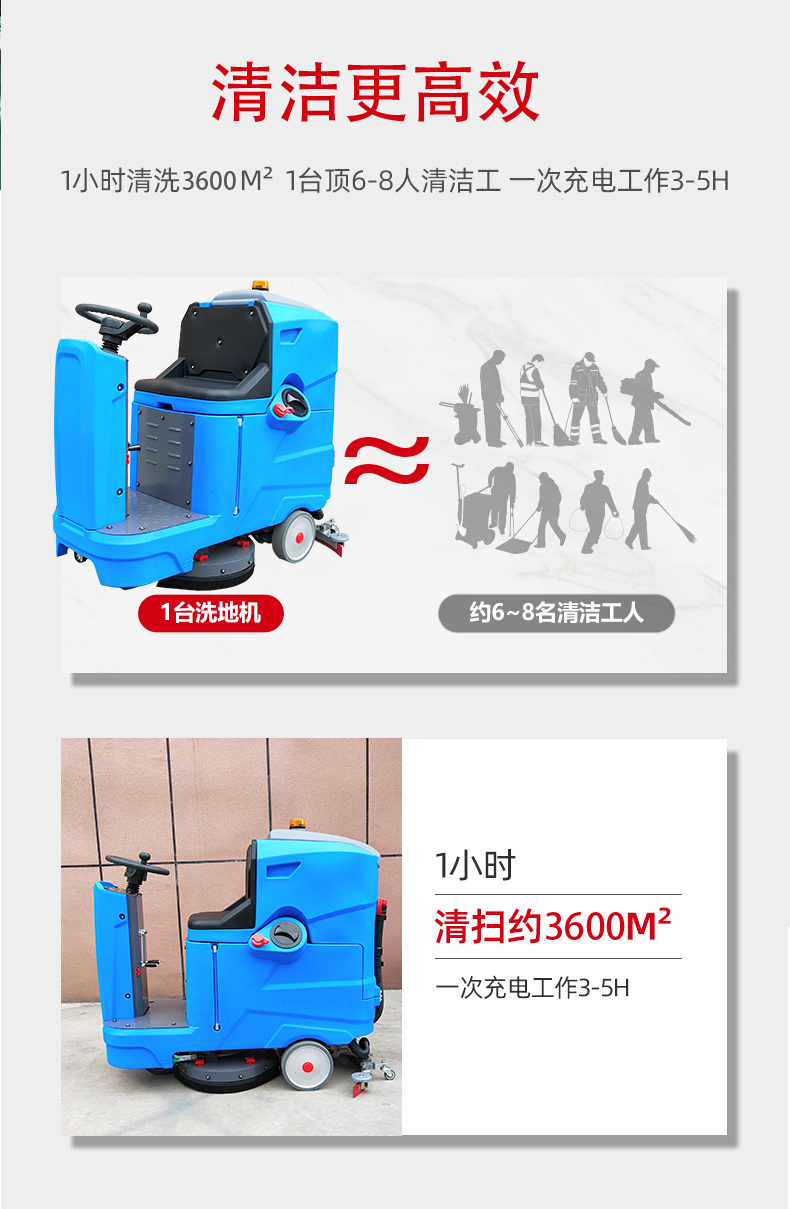 延安驾驶式洗地机更适合用在高铁站